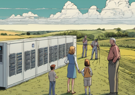 SpaceXAI Data Center Sparks Controversy in Mississippi Family’s Land — AI-generated editorial illustration