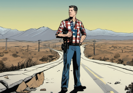 Sean Duffy Defends Reality Show, Fires Back at Pete Buttigieg — AI-generated editorial illustration