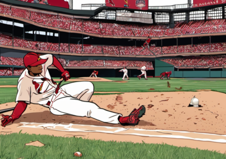 Cardinals Place SS Masyn Winn on IL After Thumb Injury — AI-generated editorial illustration