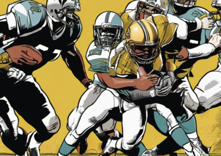 Who’s the NFL’s Top Star? Allen, Mahomes, or Garrett? — AI-generated editorial illustration