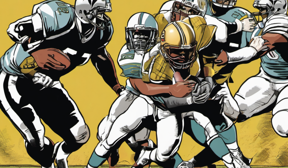 Who’s the NFL’s Top Star? Allen, Mahomes, or Garrett? — AI-generated editorial illustration