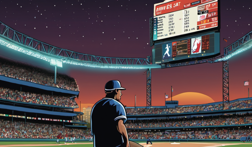 2026 MLB Betting Guide: Top Sites, Bonuses & Live Action — AI-generated editorial illustration