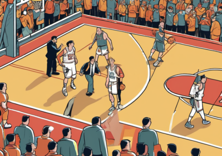 Enes Kanter Freedom Banned From Chicago Sky Home Games After Confrontation — AI-generated editorial illustration