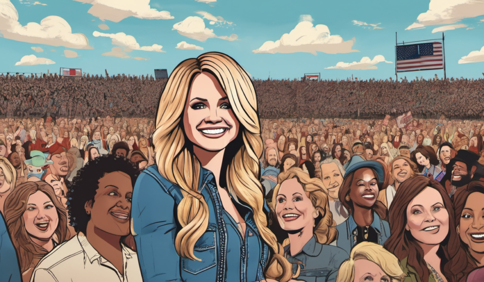Carly Pearce on Dolly Parton’s Grand Ole Opry Invitation — AI-generated editorial illustration