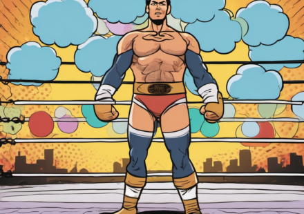 Angel Garza Fires Back at Fans Over Penta Storyline — AI-generated editorial illustration
