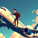 Sydney Sweeney’s Sky‑High Stunt: Plane Flip, Wing Walk, and Viral Shock — AI-generated editorial illustration