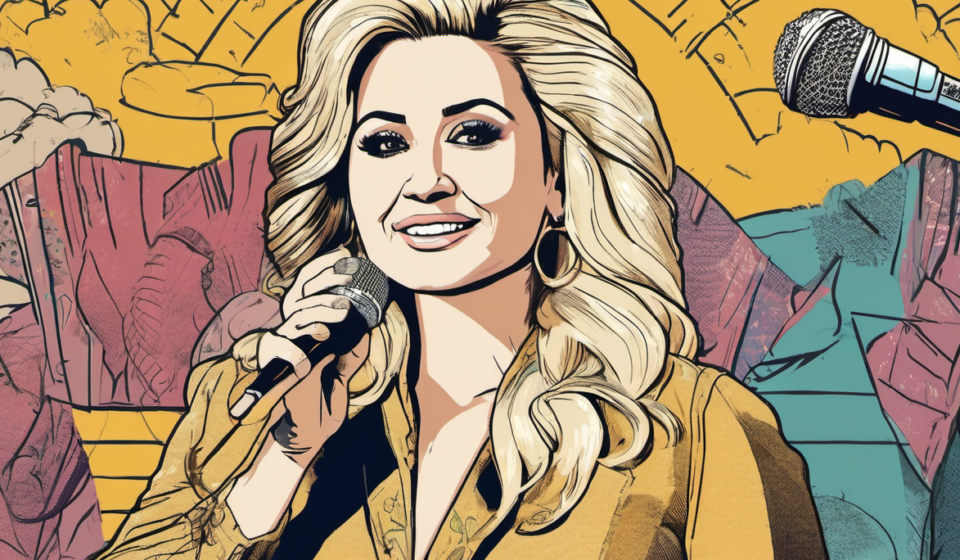 Lauren Alaina Hails Dolly Parton as a Voice for Everyone — AI-generated editorial illustration