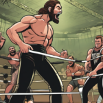 Adam Copeland Critiques AEW All In Match Plan as ‘Bad Booking’ — AI-generated editorial illustration
