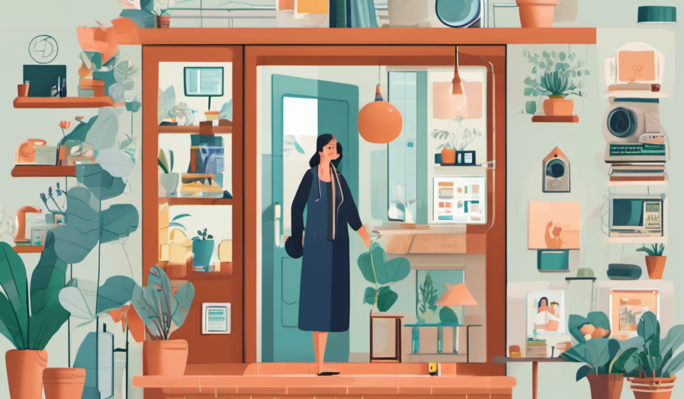 Ring Founder Unveils Privacy Boost Amid Surveillance Fears — AI-generated editorial illustration