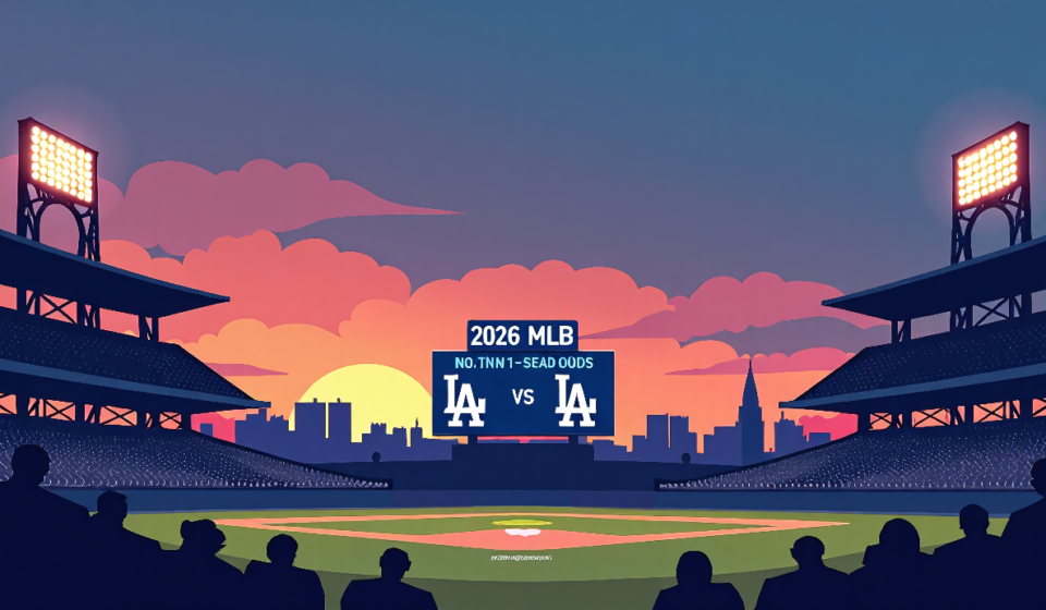 2026 MLB No. 1 Seed Odds: Rays, Dodgers Eye Top Spots — AI-generated editorial illustration