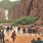 Flash Flood Strikes Bryce Canyon: 11 Hikers Rescued Amid Sudden Storm — AI-generated editorial illustration