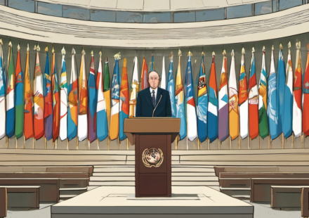 UN Memorial Honoring Hamas Terrorist Sparks Demand for Apology — AI-generated editorial illustration