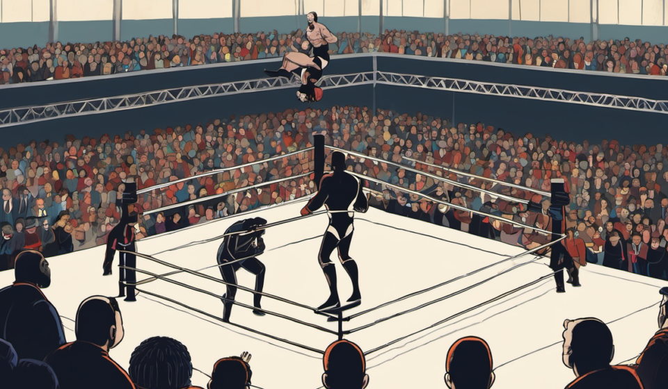 AEW Dynamite Glasgow: Ospreay’s Surprise Debut & Storyline Shifts — AI-generated editorial illustration