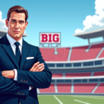 Big Ten Extends Commissioner Tony Petitti Through 2033 — AI-generated editorial illustration