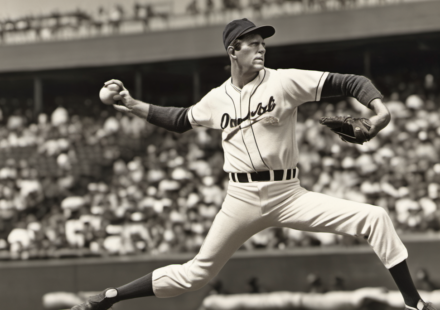 Baseball Legend Tommy John, Known as the 'Bionic Man,' Dies at 83 — AI-generated editorial illustration