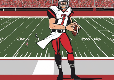Tommy Castellanos Transfers from Florida State to Texas Tech — AI-generated editorial illustration