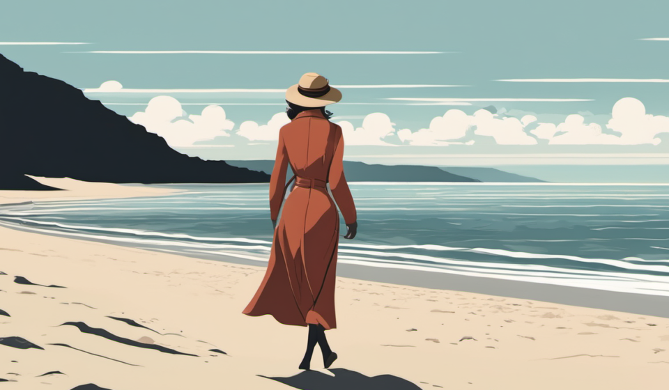 Kim Richards Spotted Near Santa Monica Beach After Eviction Drama — AI-generated editorial illustration