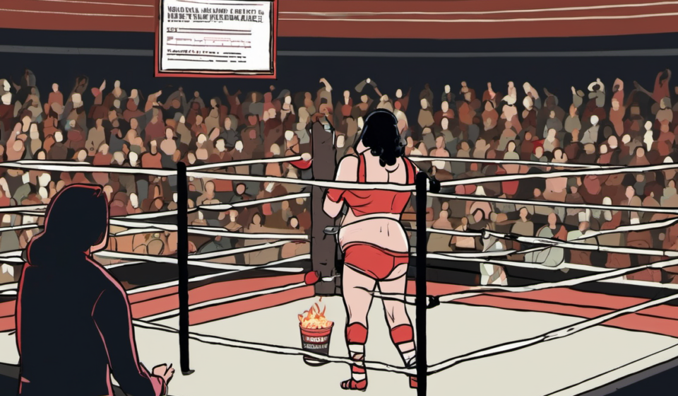 Dawn Marie Accuses WWE of Terminating Her Over Pregnancy — AI-generated editorial illustration