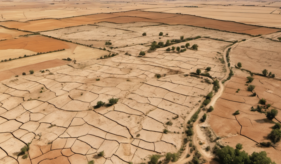 Europe's Sizzling Summer: Fifth Heat Wave Brings Drought to 50% of Continent — AI-generated editorial illustration