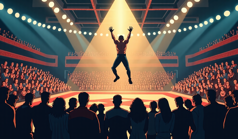 AEW Dynamite Glasgow: Ospreay Opens, Excalibur’s Catchphrase, and a Build‑Up to All In London — AI-generated editorial illustration