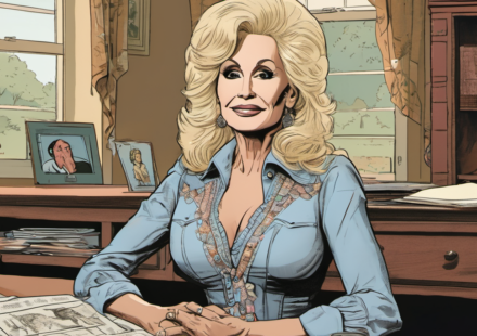 Dolly Parton’s Estate Work Interrupted by Her Own Passing — AI-generated editorial illustration
