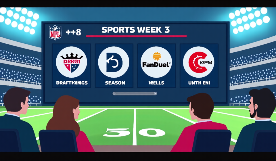 NFL Preseason Week 3 Betting Guide: DraftKings, FanDuel & BetMGM — AI-generated editorial illustration