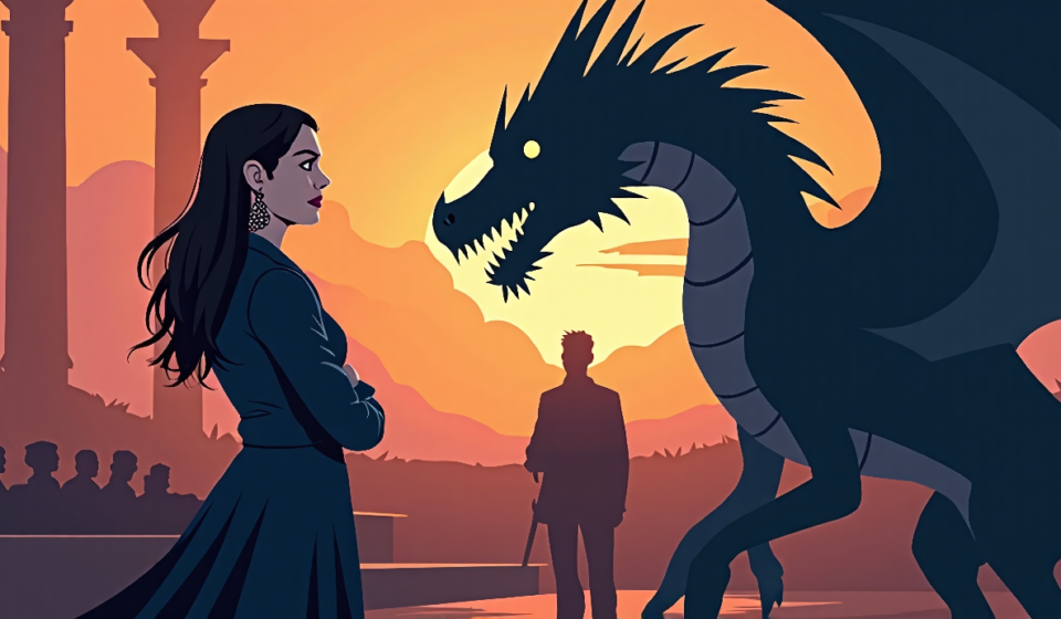 Celebrity Declares She’s a Khaleesi, Sparks Drama with Director — AI-generated editorial illustration