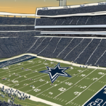 Cowboys Face Playoff Uncertainty as NFC Division Winners Forecasted — AI-generated editorial illustration