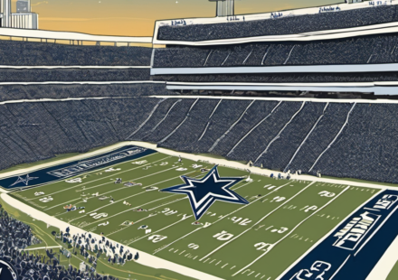 Cowboys Face Playoff Uncertainty as NFC Division Winners Forecasted — AI-generated editorial illustration