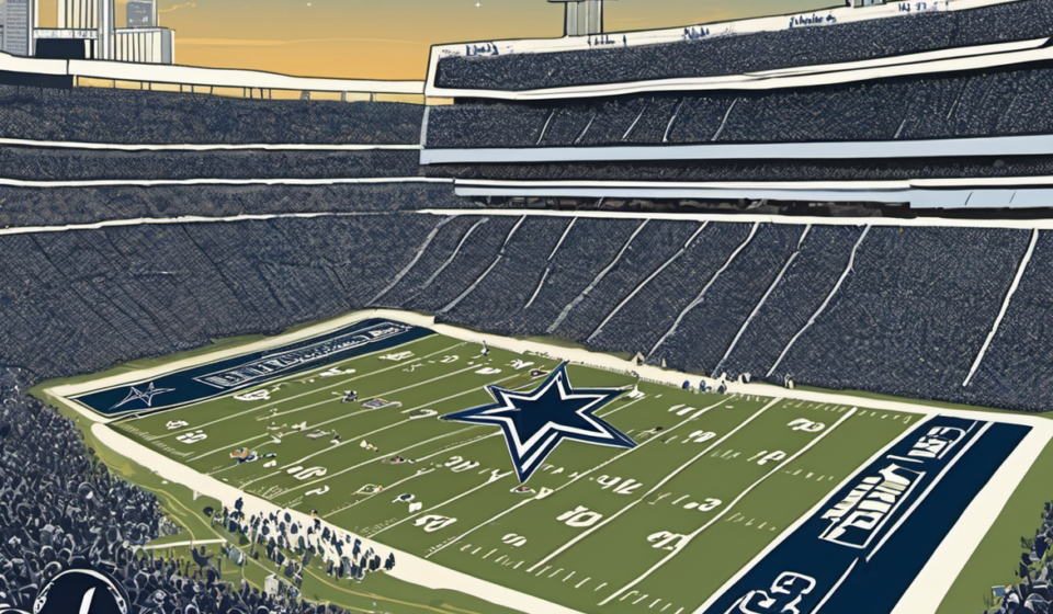 Cowboys Face Playoff Uncertainty as NFC Division Winners Forecasted — AI-generated editorial illustration