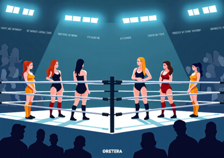 AEW Adds Women’s Trios Match to Glasgow Dynamite Tapings — AI-generated editorial illustration