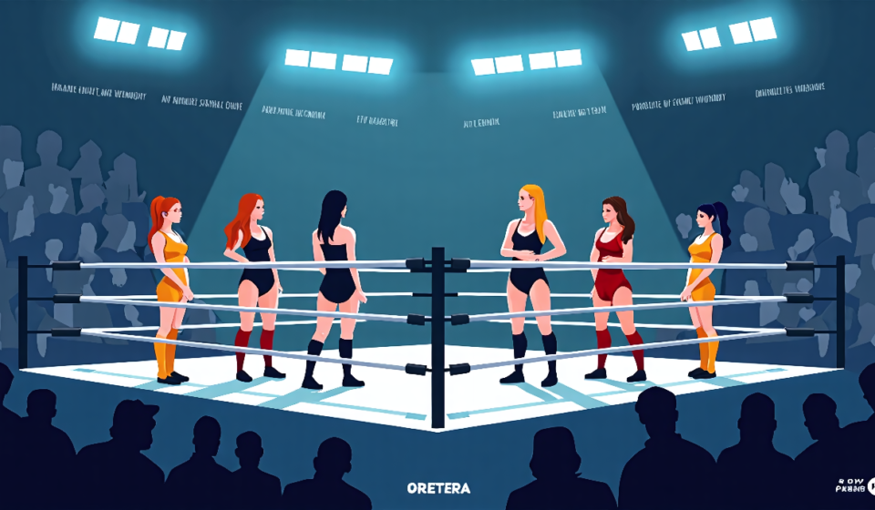 AEW Adds Women’s Trios Match to Glasgow Dynamite Tapings — AI-generated editorial illustration