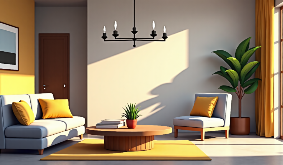 Elevate Your Home with Simple, Glamorous Decor — AI-generated editorial illustration