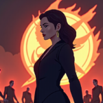 Rachel Zegler Shines in Netflix’s ‘The Hunger Games’ Sequel — AI-generated editorial illustration