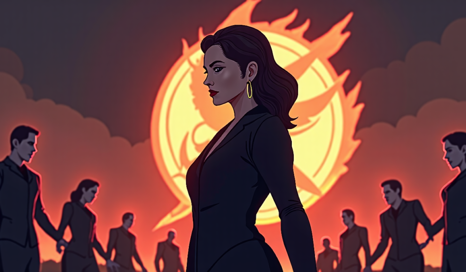 Rachel Zegler Shines in Netflix’s ‘The Hunger Games’ Sequel — AI-generated editorial illustration
