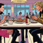 Millie Bobby Brown Dines With Jon Bon Jovi at UK Hotspot — AI-generated editorial illustration