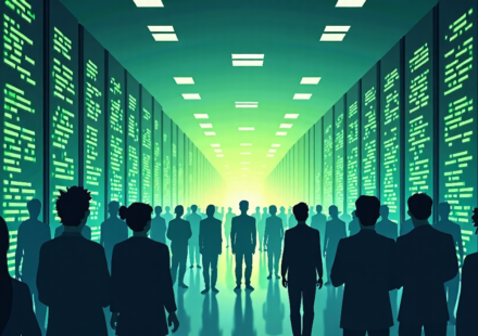 Data Centers Under Fire: WIRED’s Live Q&A Explains the Backlash — AI-generated editorial illustration