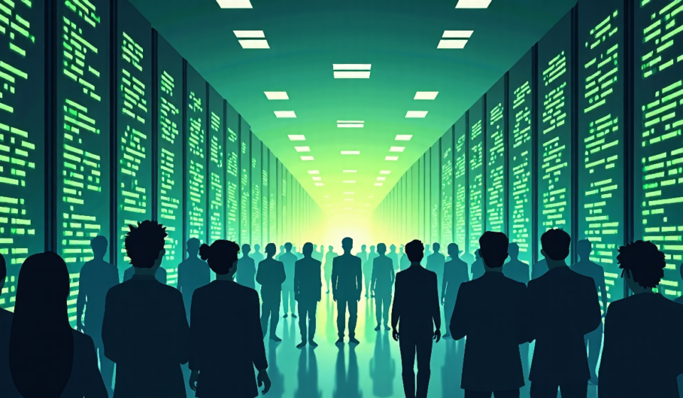 Data Centers Under Fire: WIRED’s Live Q&A Explains the Backlash — AI-generated editorial illustration