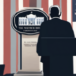 Karoline Leavitt’s White House Exit Sparks Speculation on Replacement — AI-generated editorial illustration