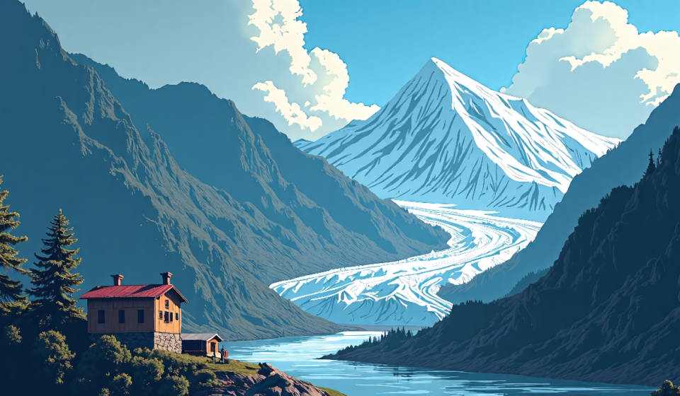 Glacier Collapse Triggers Deadly Nepal Mudslide, 1,300 Missing — AI-generated editorial illustration