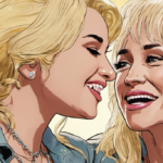 Miley Cyrus Honors Dolly Parton’s Legacy with Heartfelt Tribute — AI-generated editorial illustration