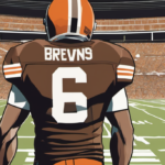 Browns Cut Former 3rd‑Round Pick Cedric Tillman — AI-generated editorial illustration