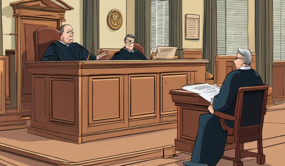 Idaho Judges Push for Quick Dismissal in Kohberger Plea Withdrawal — AI-generated editorial illustration