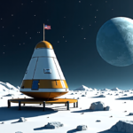 NASA Sets Sights on Lunar South Pole Amid Space Race with China — AI-generated editorial illustration