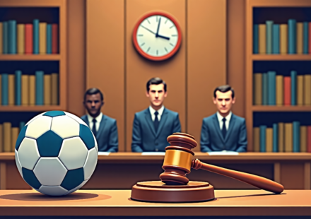 UEFA Prepares Criminal Complaint Against FIFA’s Gianni Infantino — AI-generated editorial illustration
