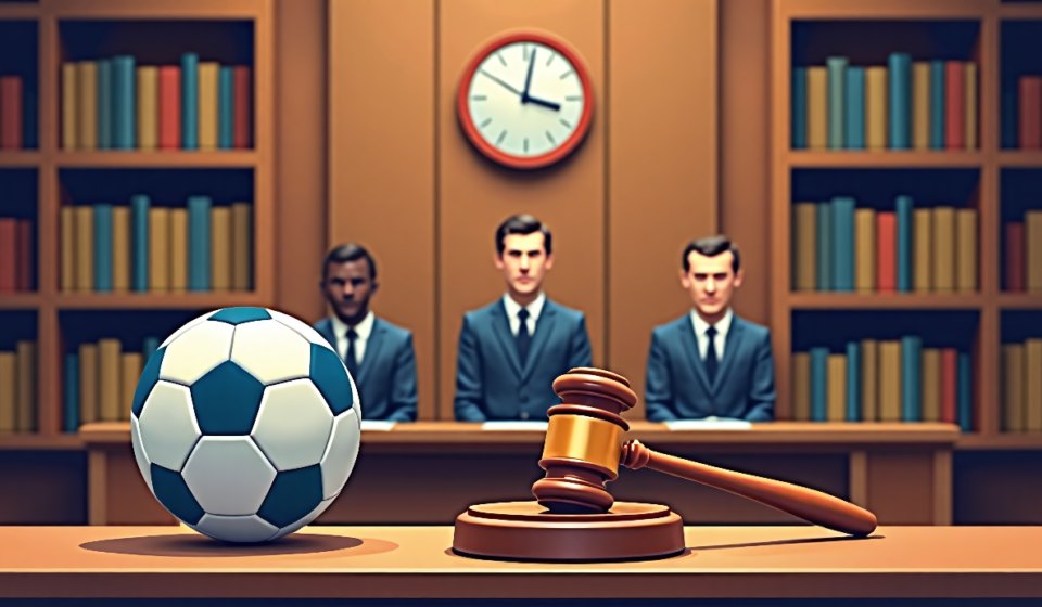 UEFA Prepares Criminal Complaint Against FIFA’s Gianni Infantino — AI-generated editorial illustration