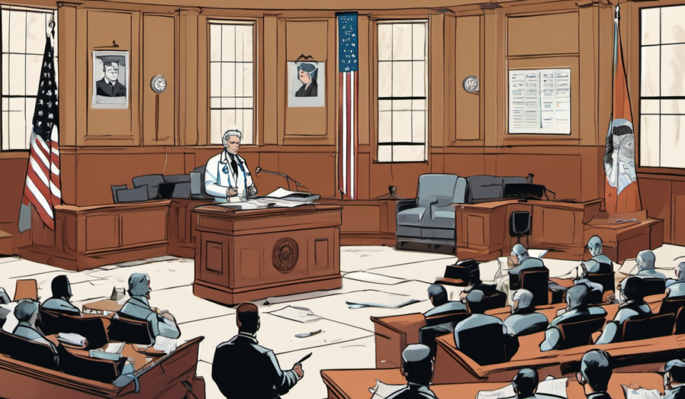 House GOP Subpoenas Doctor Behind Miami Birth‑Tourism Clinic — AI-generated editorial illustration