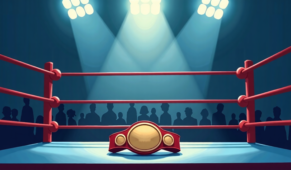 Leon Slater Vacates X‑Division Title, TNA Sets Bound for Glory Crown — AI-generated editorial illustration