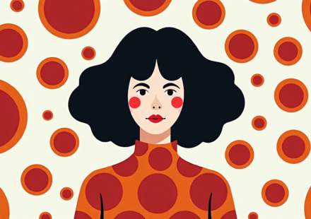 Yayoi Kusama: The Polka‑Dot Princess Who Shaped Contemporary Art — AI-generated editorial illustration