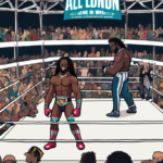 Kofi Kingston & Xavier Woods Set to Debut at AEW All In, Sources Say — AI-generated editorial illustration
